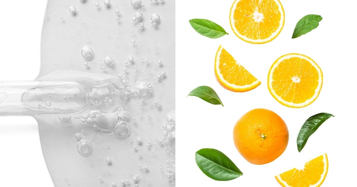 Vergleich von Niacinamide und Vitamin C in der Hautpflege
