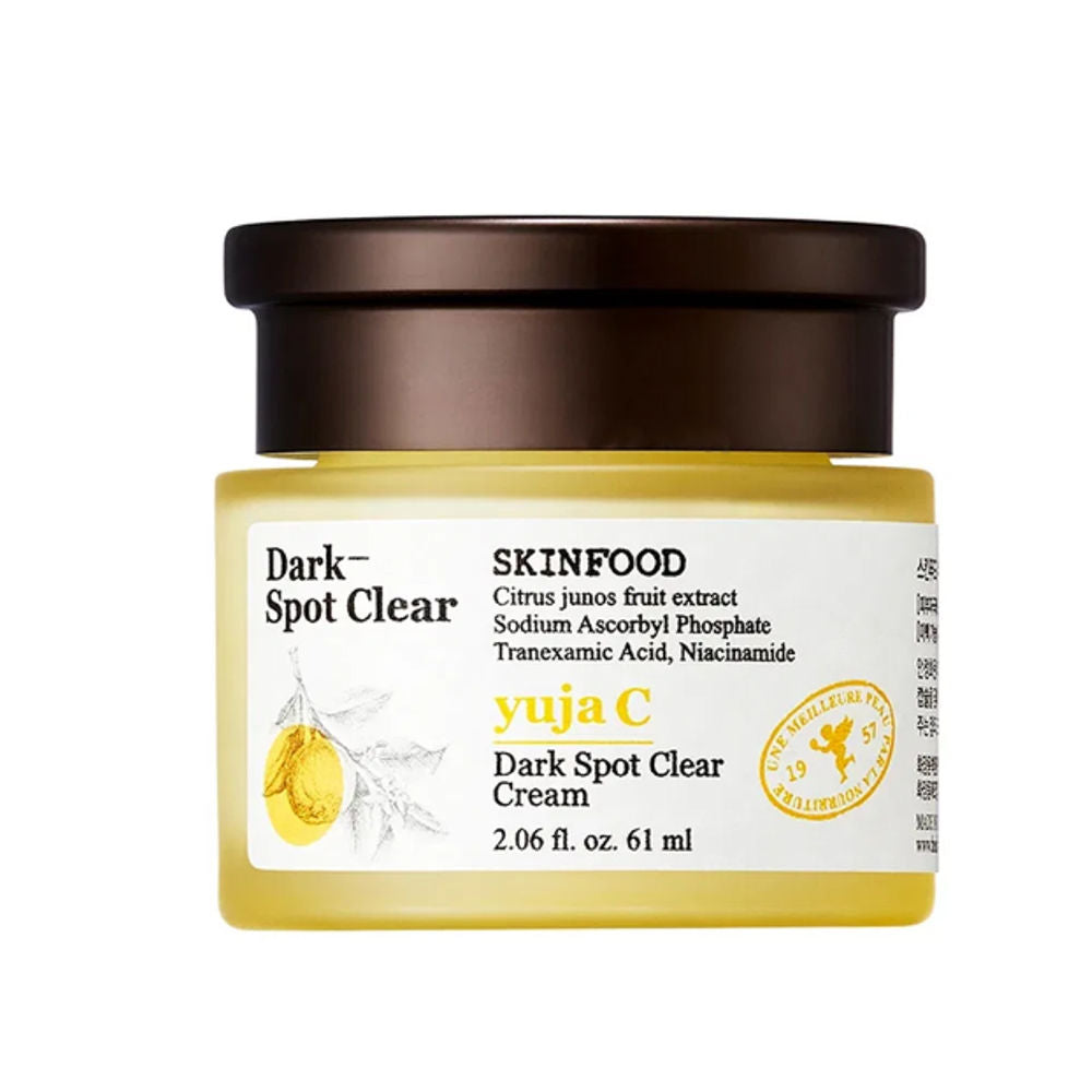 K-Beauty SKINFOOD Yuja C Dark Spot Clear Cream 61 ml mit EAN 880221272911 Koreanische Kosmetik Korean Skincare
