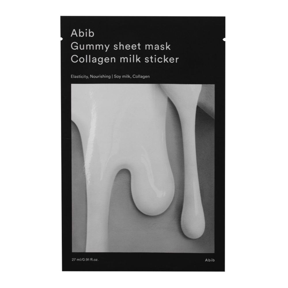 K Beauty Abib Gummy Sheet Mask Collagen Milk Sticker 27 ml mit EAN 8809750463767 Korean Skincare Koreanische Kosmetik