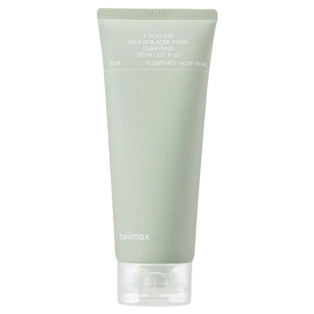 K-Beauty Celimax Ji Woo Gae Cica BHA Acne Foam Cleansing 150 ml mit EAN 8809783324097 Korean Skincare Koreanische Kosmetik