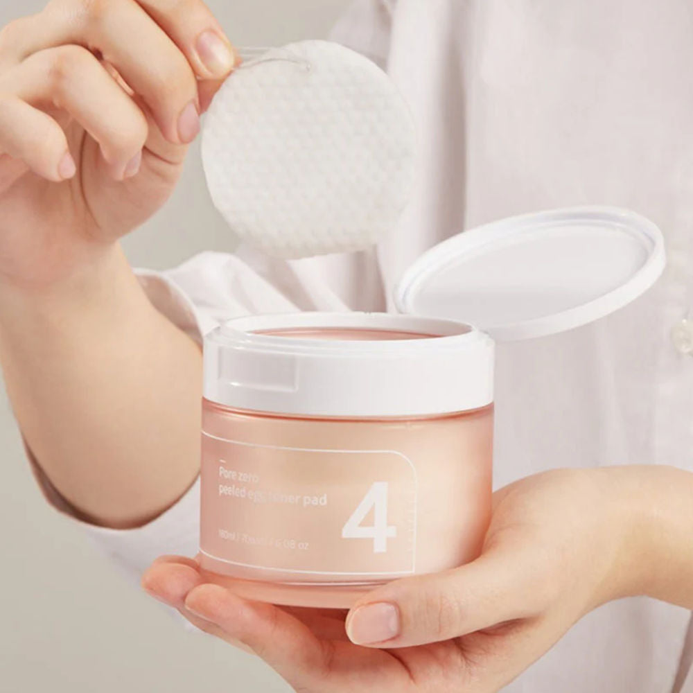 Koreanische Kosmetik Numbuzin No.4 Pore Zero Peeled Egg Toner Pad - 70 Pads - 190 ml mit EAN 8809652580227 K Beauty Korean Skincare