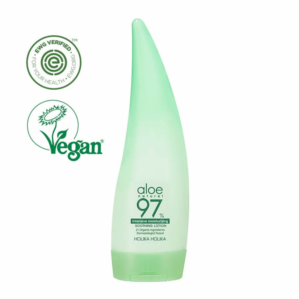 K beauty Holika Holika Aloe 97 Soothing Gel Lotion Intensive Moisturizing 240ml EAN 8806334379582