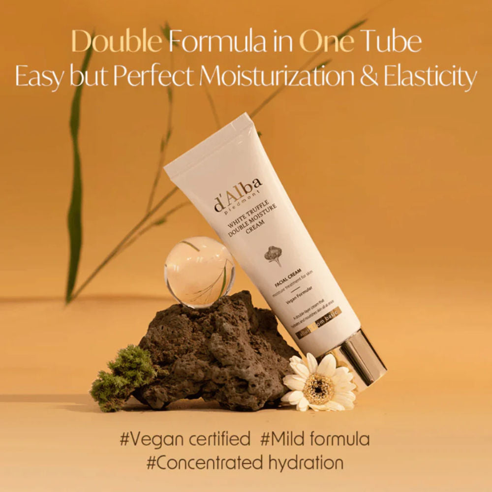 Korean Skincare d’Alba White Truffle Double Moisture Cream 60 ml mit EAN 8809563069149 Koreanische Kosmetik K Beauty