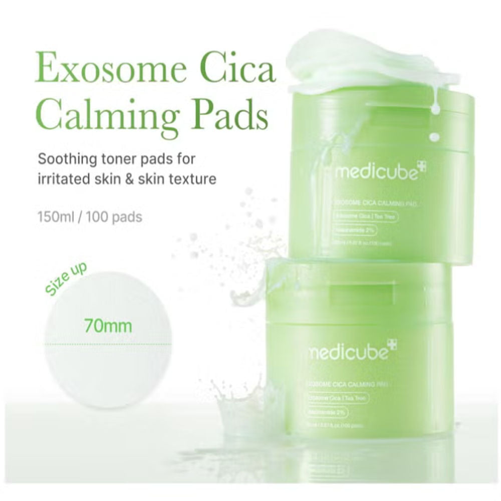 Korean Skincare Medicube Exosome Cica Pad 100 Pads mit EAN 8800256109852 Koreanische Kosmetik K Beauty