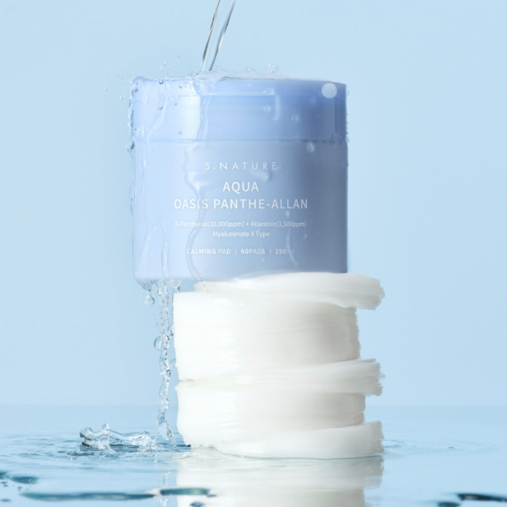 Korean Skincare S Nature Aqua Oasis Panthe-Allan Calming Pad 60 pcs mit EAN 8809506311168 Koreanische Kosmetik K Beauty