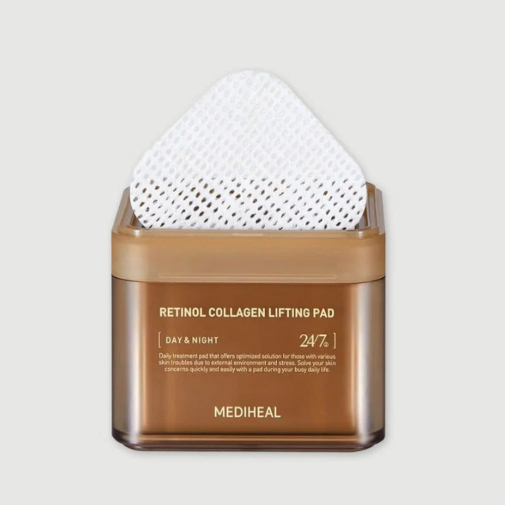 Korean Skincare MEDIHEAL Retinol Collagen Lifting Pad 100 Pads mit EAN 8809936740583 Koreanische Kosmetik K Beauty