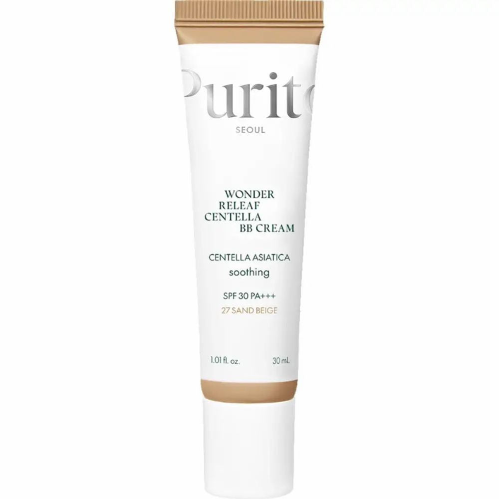 Purito SEOUL - Crème BB Wonder Releaf Centella SPF 30 PA+++ n° 27 (Beige Sable) - 30 ml