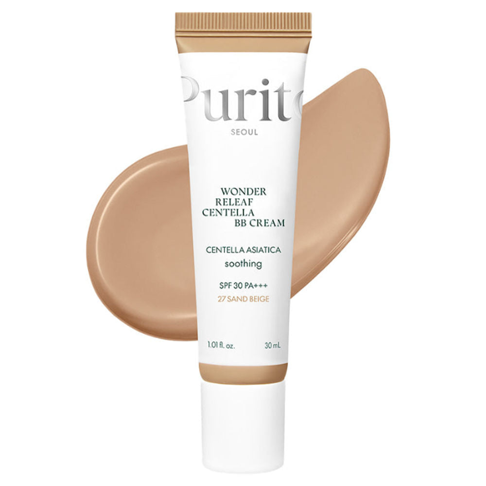 Purito SEOUL - Crème BB Wonder Releaf Centella SPF 30 PA+++ n° 27 (Beige Sable) - 30 ml