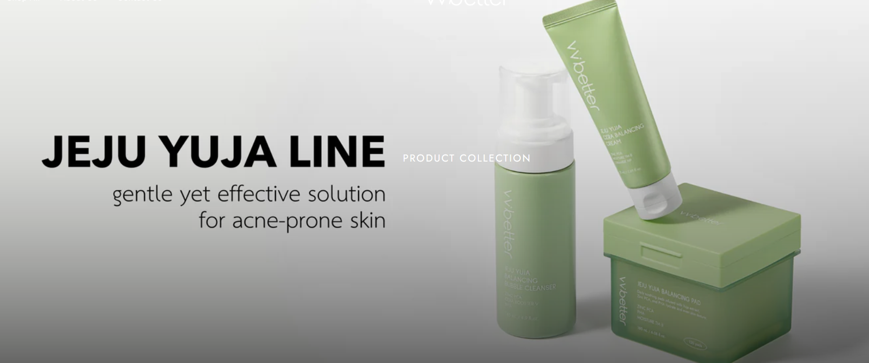 VVBETTER Jeju Yuja Hautpflegekollektion mit Yuja-Extrakt für Reinigung, Balance und Hydration