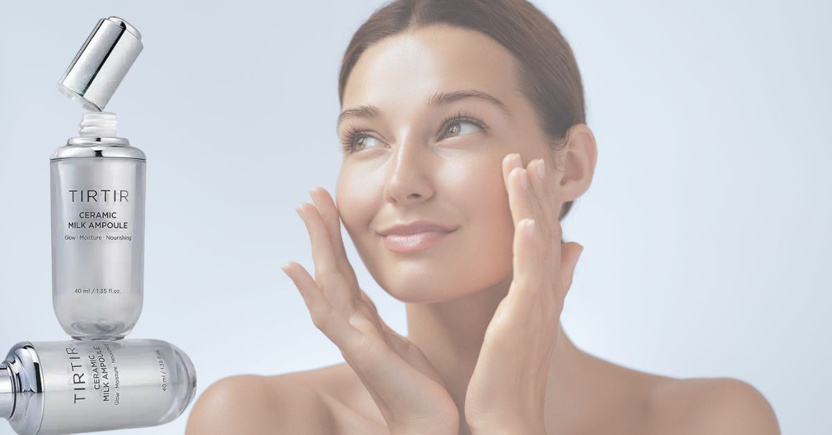 TIRTIR Ceramic Milk Ampoule – koreanisches Serum mit Ceramiden und Niacinamiden für glatte, strahlende Haut