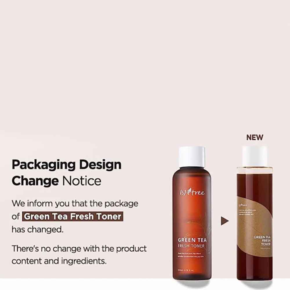 K-Beauty Isntree Green TeaVerpackung Fresh Toner EAN 8809541190421 Koreanische Kosmetik Korean Skincare