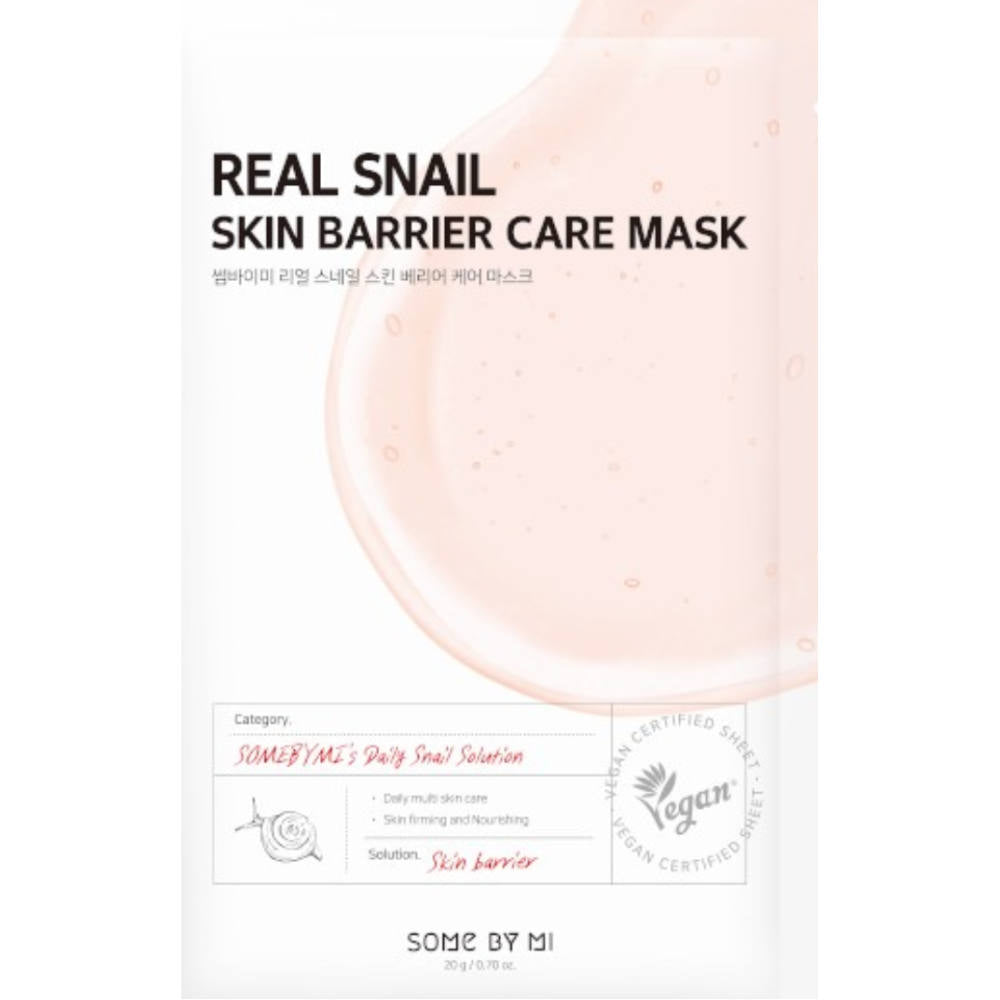 K-BEAUTY SOME BY MI Real Snail Skin Barrier Care Mask mit EAN 8809647391548 Korean Skincare Koreanische Kosmetik