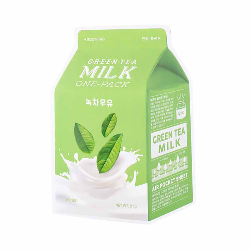 K Beauty APIEU Green Tea Milk One Pack mit EAN 8806185780278 Koreanische Kosmetik Korean Skincare