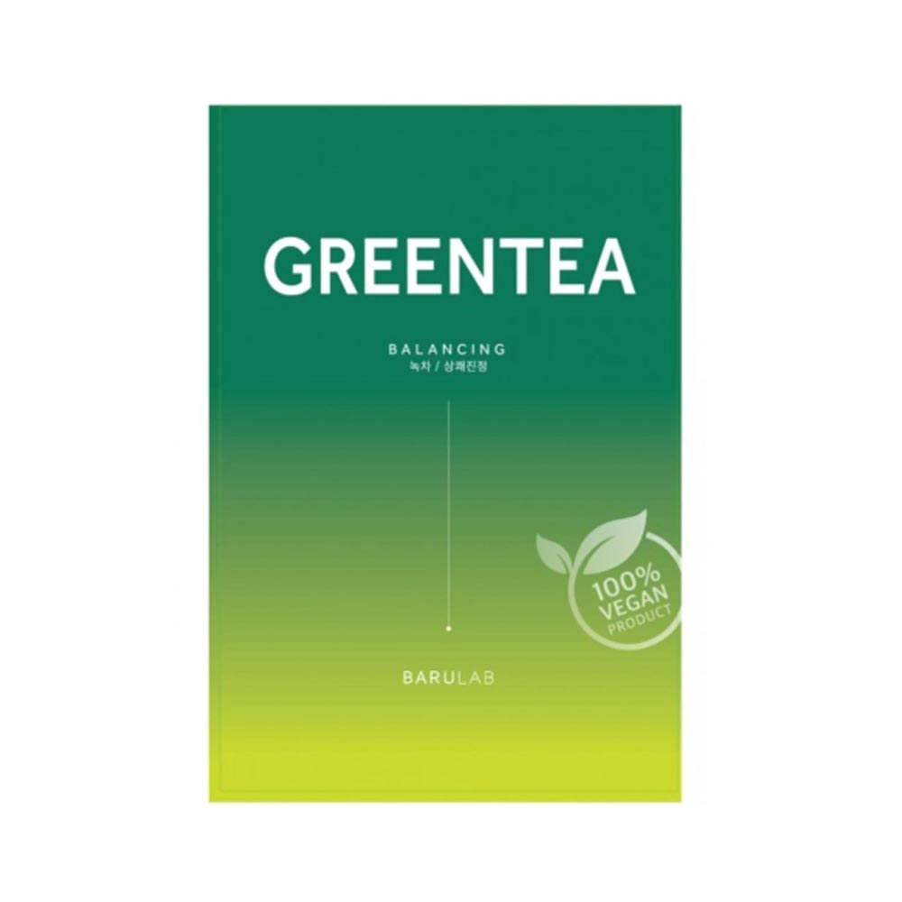 K-Beauty BARULAB Greentea Balancing Mask mit EAN 8809420800441 Koreanische Kosmetik Korean Skincare