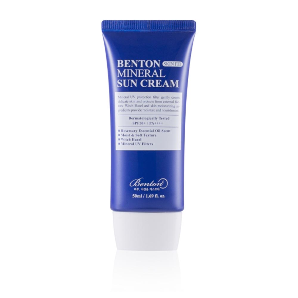 K-Beauty BENTON Skin Fit Mineral Sun Cream SPF50 PA mit EAN 8809566991560 Koreanische Kosmetik Korean Skincare