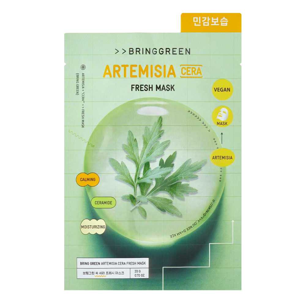 K Beauty Bringgreen Artemisia 90_ Fresh Mask mit EAN 8809614956855 Koreanische Kosmetik korean Skincare