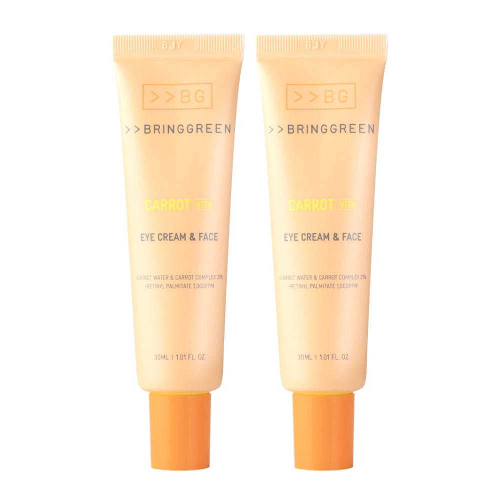 K Beauty Bringgreen Carrot Vita Eye Cream_Face Duo Set 2 x 30ml mit EAN 8809657126321 Korean Skincare Koreanische Kosmetik