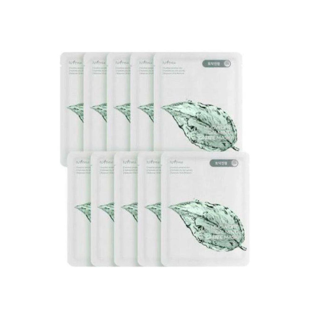 Koreanische Kosmetik Isntree Isntree Mugwort Calming Gauze Mask EAN 8809800940231 Korean Skincare K-Beauty