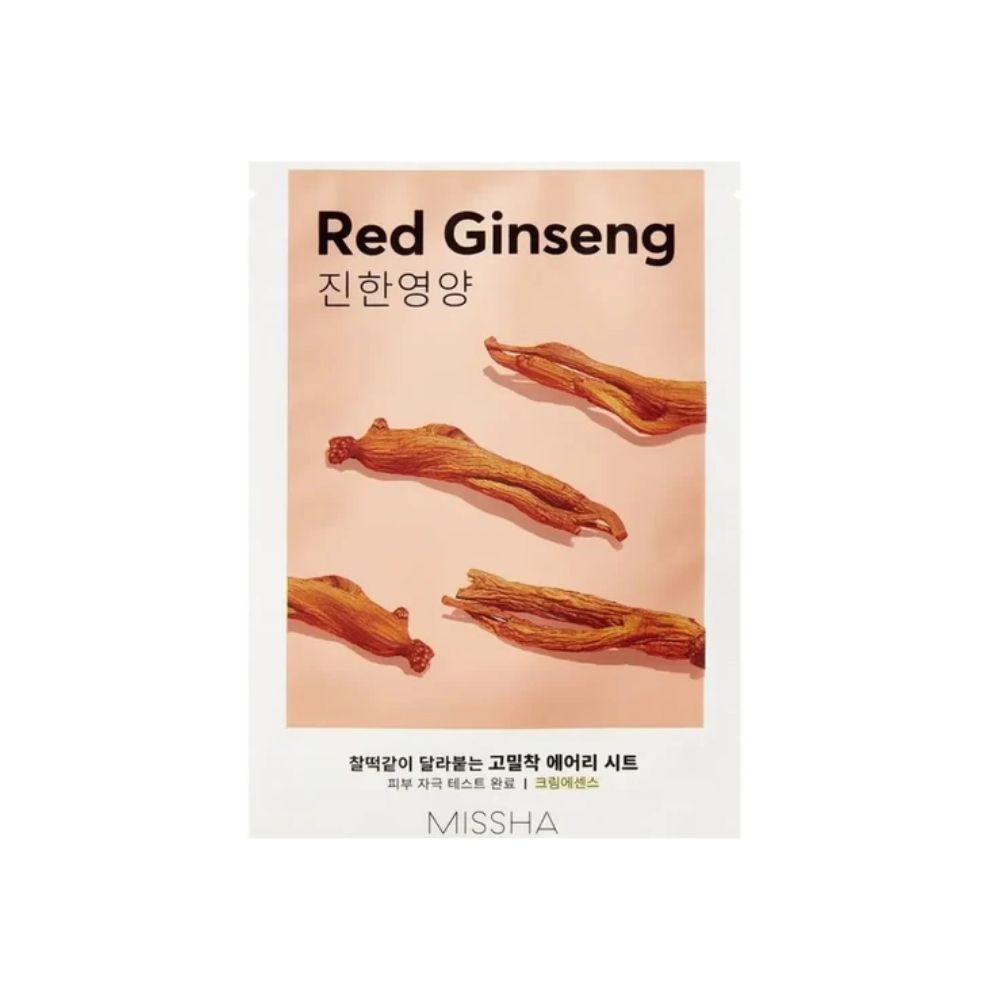 K Beauty Missha Airy Fit Sheet Mask Red Ginseng 19g EAN 8809581454774 Koreanische Kosmetik