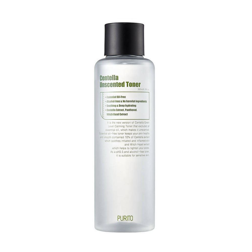 K-Beauty Purito Centella Unscented Toner 200 ml EAN 8809563100347 Korean Skincare Koreanische Kosmetik