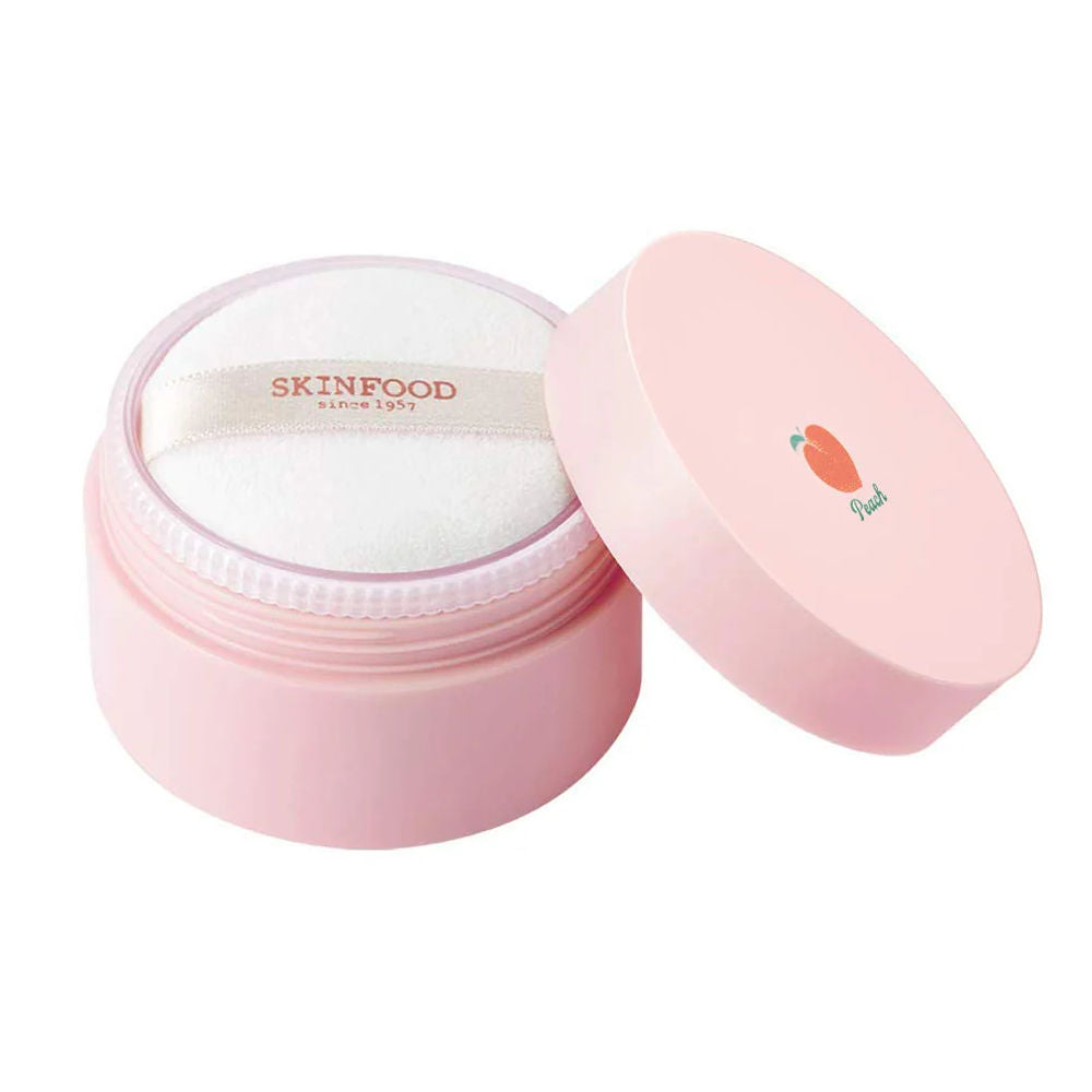 K-Beauty SKINFOOD Peach Cotton Multi Finish Powder 15g mit EAN 8809511273123 Koreanische Kosmetik Korean Skincare