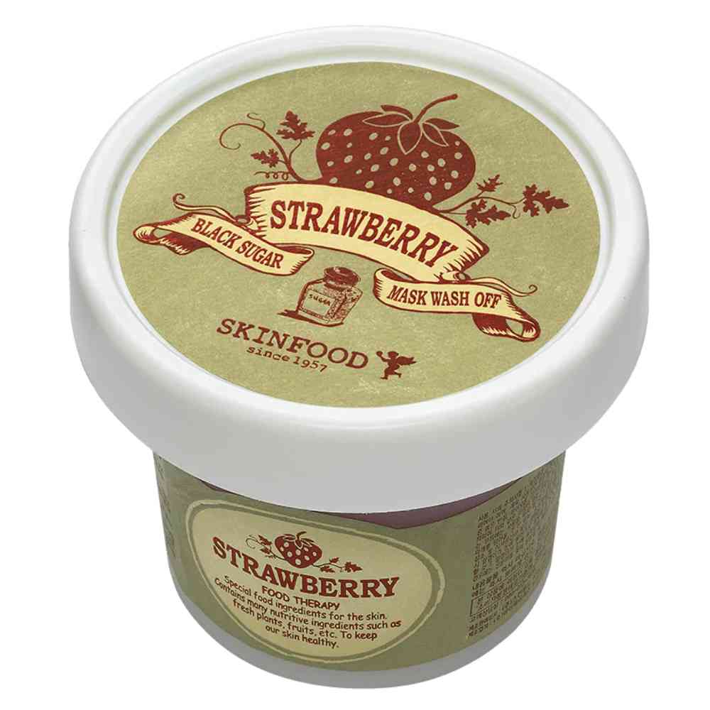 K-Beauty SKINFOOD Strawberry Sugar Mask Wash Off mit EAN 8809153102010 Koreanische Kosmetik  Korean Skincare