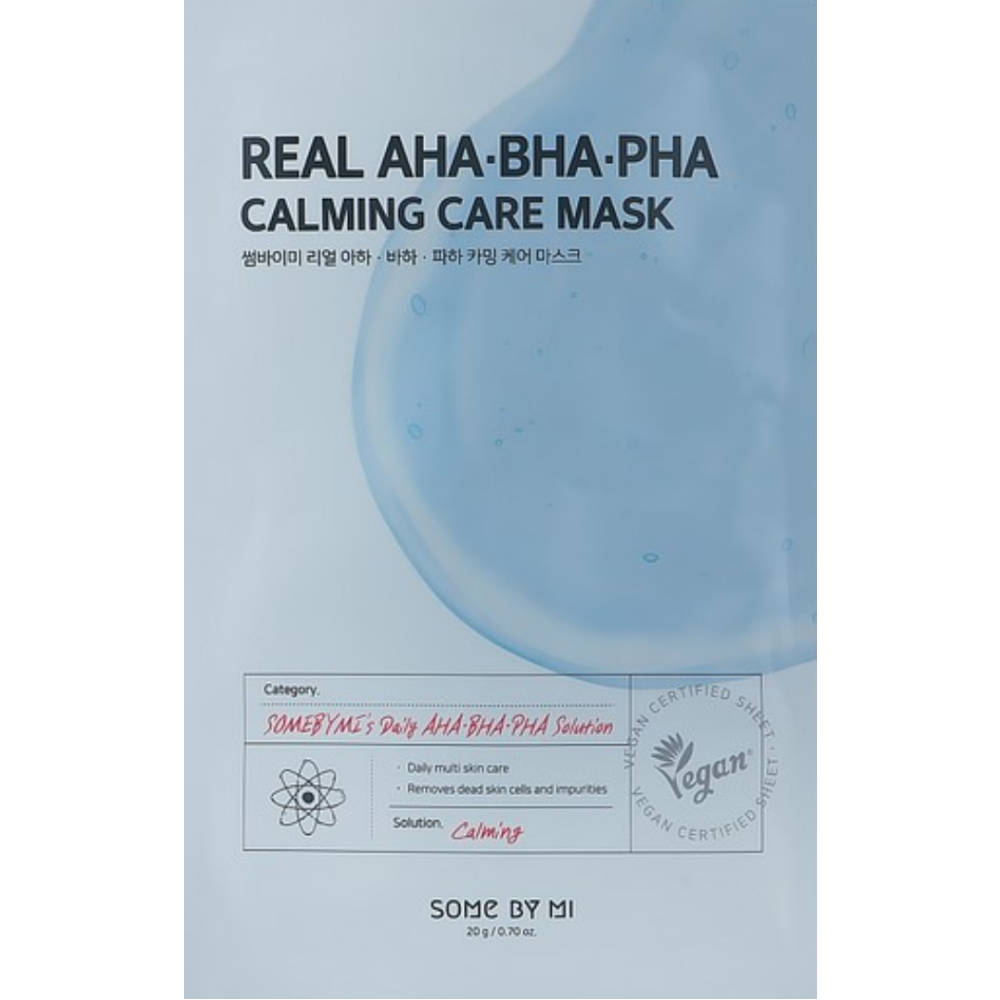 K-Beauty SOME BY MI Real AHA-BHA-PHA Calming Care Mask mit EAN 8809647391517 Korean Skincare Koreanische Kosmetik Gesichtsmaske