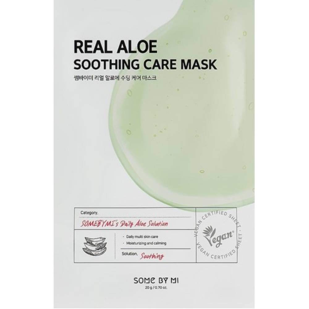 K-Beauty SOME BY MI Real Aloe Soothing Care Mask mit EAN 8809647391487 Koreanische Kosmetik Korean Skincare