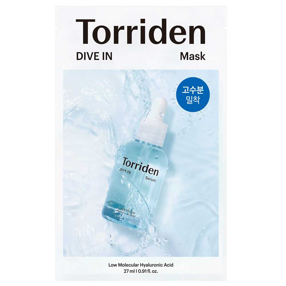 K-Beauty TORRIDEN DIVE IN Low Molecular Hyaluronic Acid Mask - 27 ml  mit EAN 8809504742865 Koreanische Kosmetik Korean Skincare