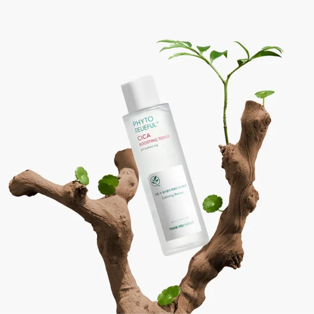 Koreanische Kosmetik Thank You Farmer Phyto Relieful Cica Boosting Toner 200 ml EAN 8809454982489
 K Beauty Korean Skincare