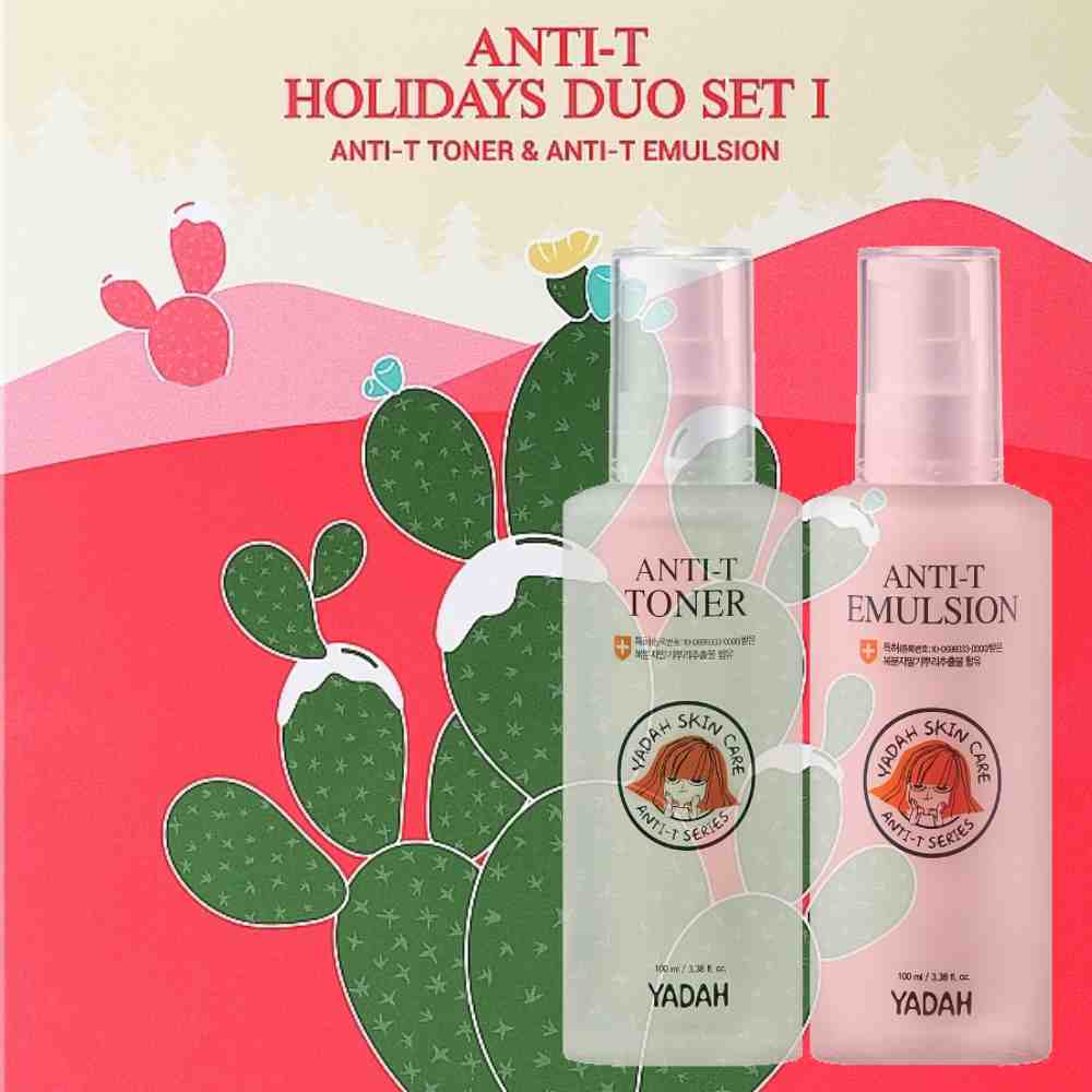 K-Beauty Yadah Anti-T Holidays DUO Set 1 mit EAN 8809340386094 Koreanische Kosmetik Korean Skincare
