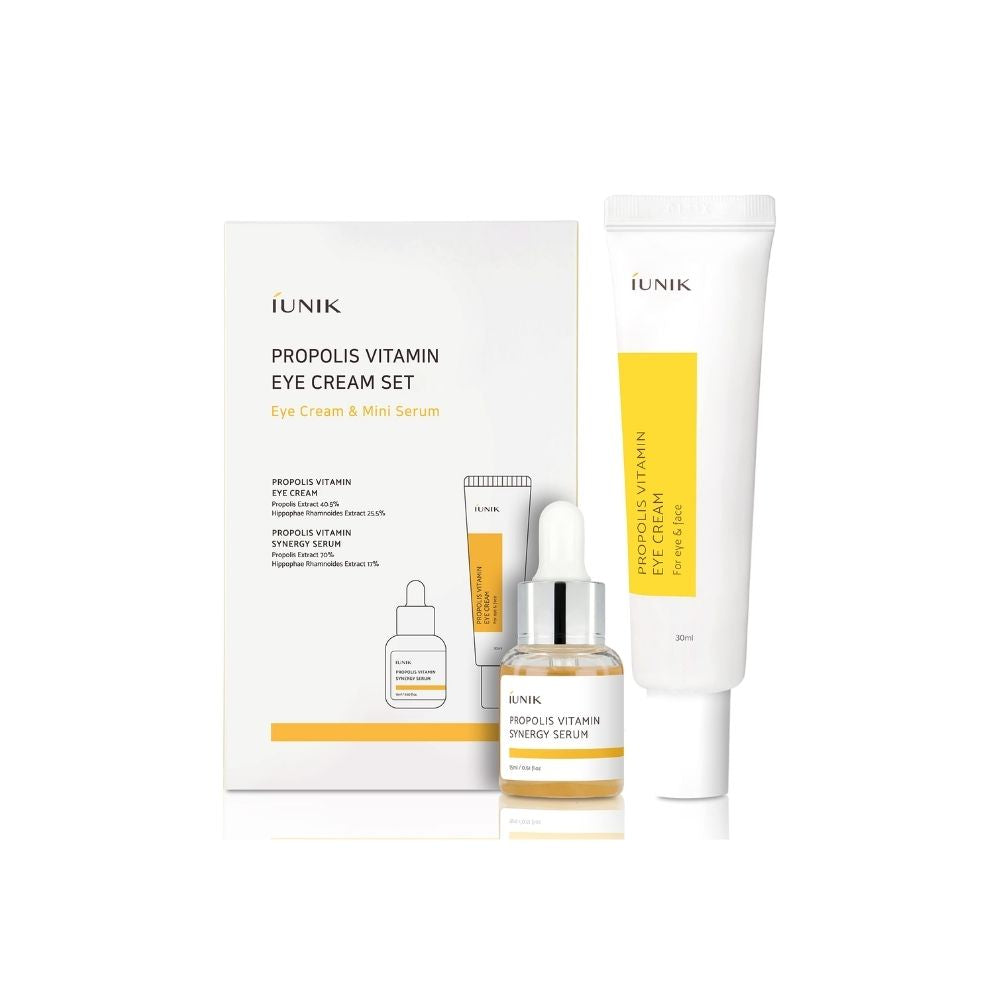 K Beauty iUNIK Propolis Vitamin Eye Cream Set EAN 8809728080439 Koreanische Kosmetik