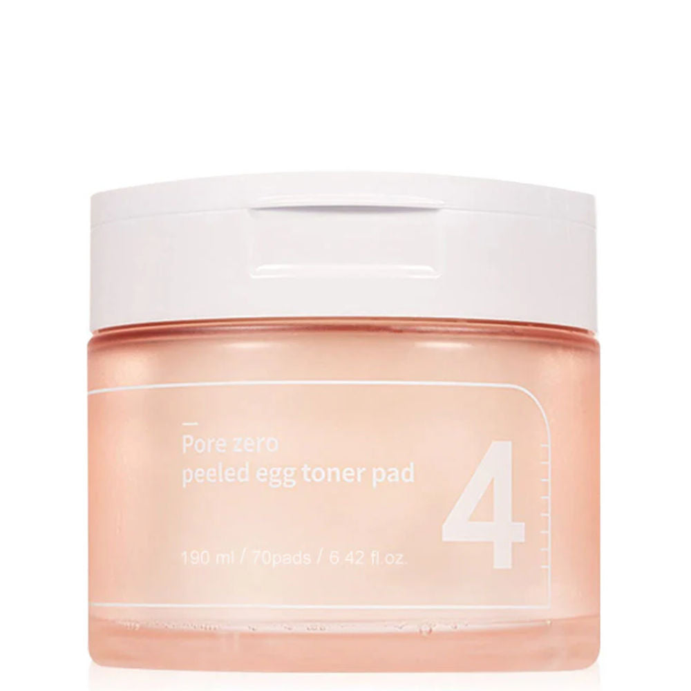 K Beauty Numbuzin No.4 Pore Zero Peeled Egg Toner Pad - 70 Pads - 190 ml mit EAN 8809652580227 Korean Skincare Koreanische Kosmetik