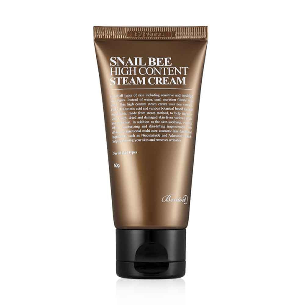 K-Beauty Benton Snail Bee High Content Steam Cream 50g mit EAN 8809566991683 Koreanische Kosmetik Korean Skincare