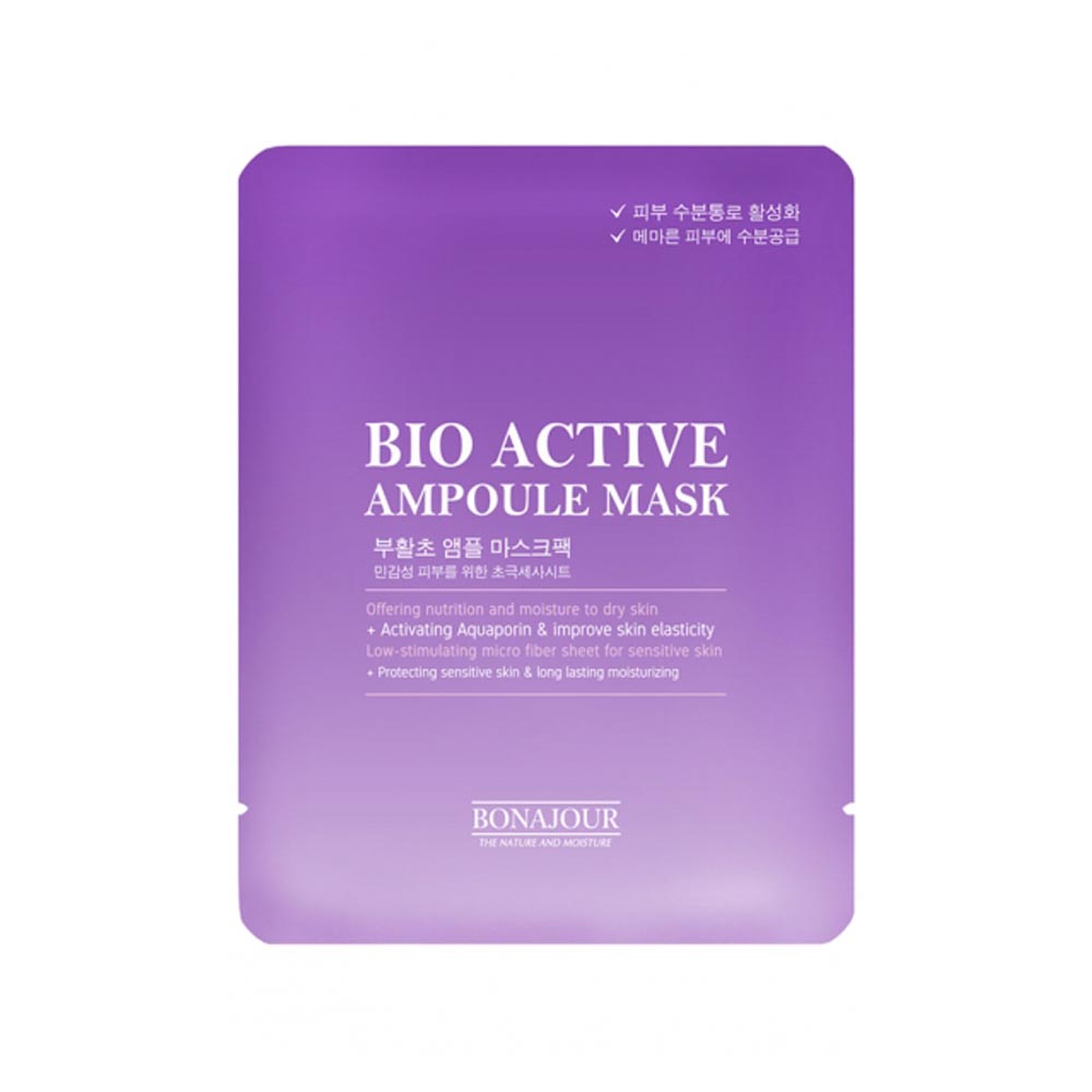 K-Beauty Bonajour Bio Active Ampoule Mask EAN 8809161529335 Koreanische Kosmetik Korean Skincare