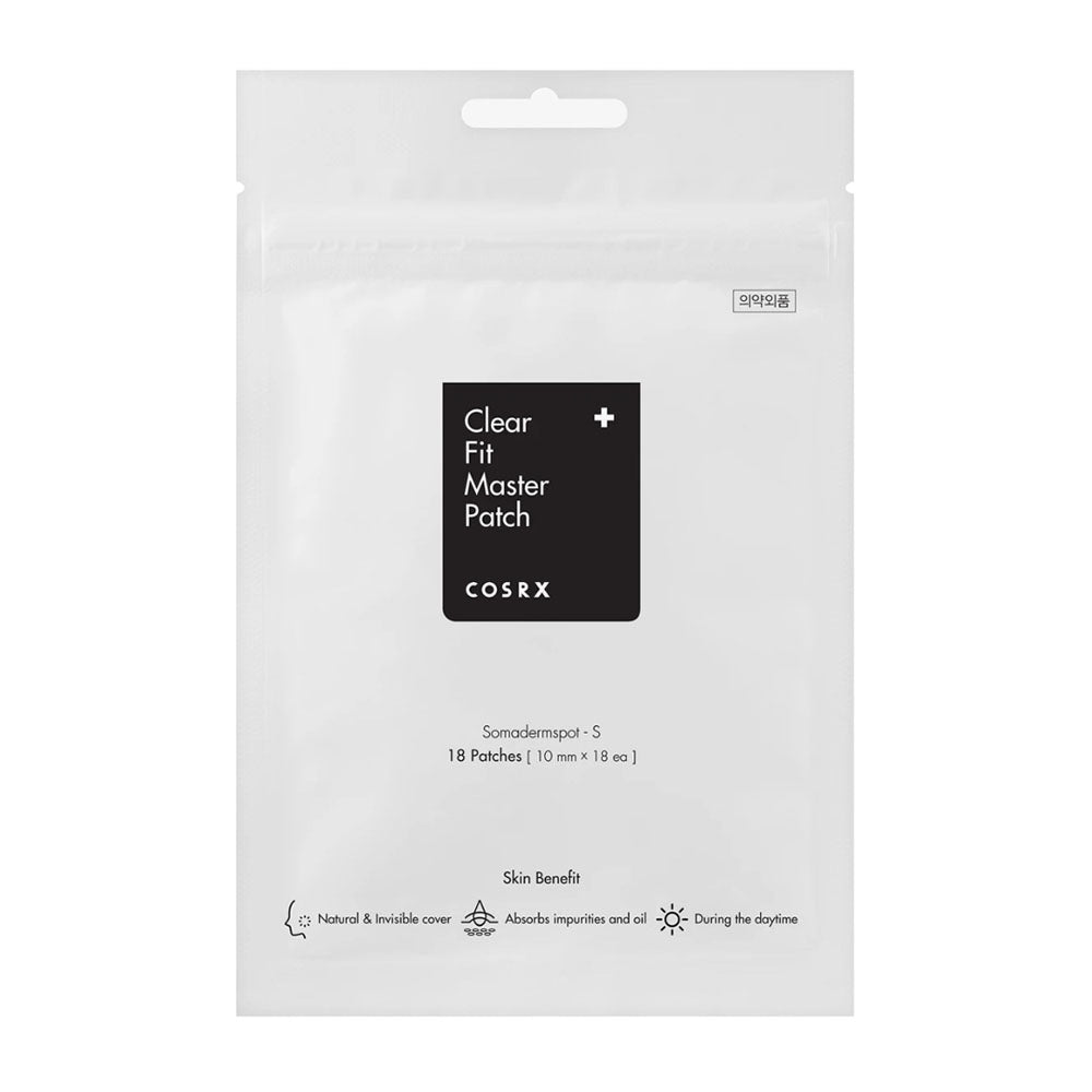 COSRX | Master Patch Clear Fit - Timbre de couverture des imperfections anti-imperfections - 18 patchs