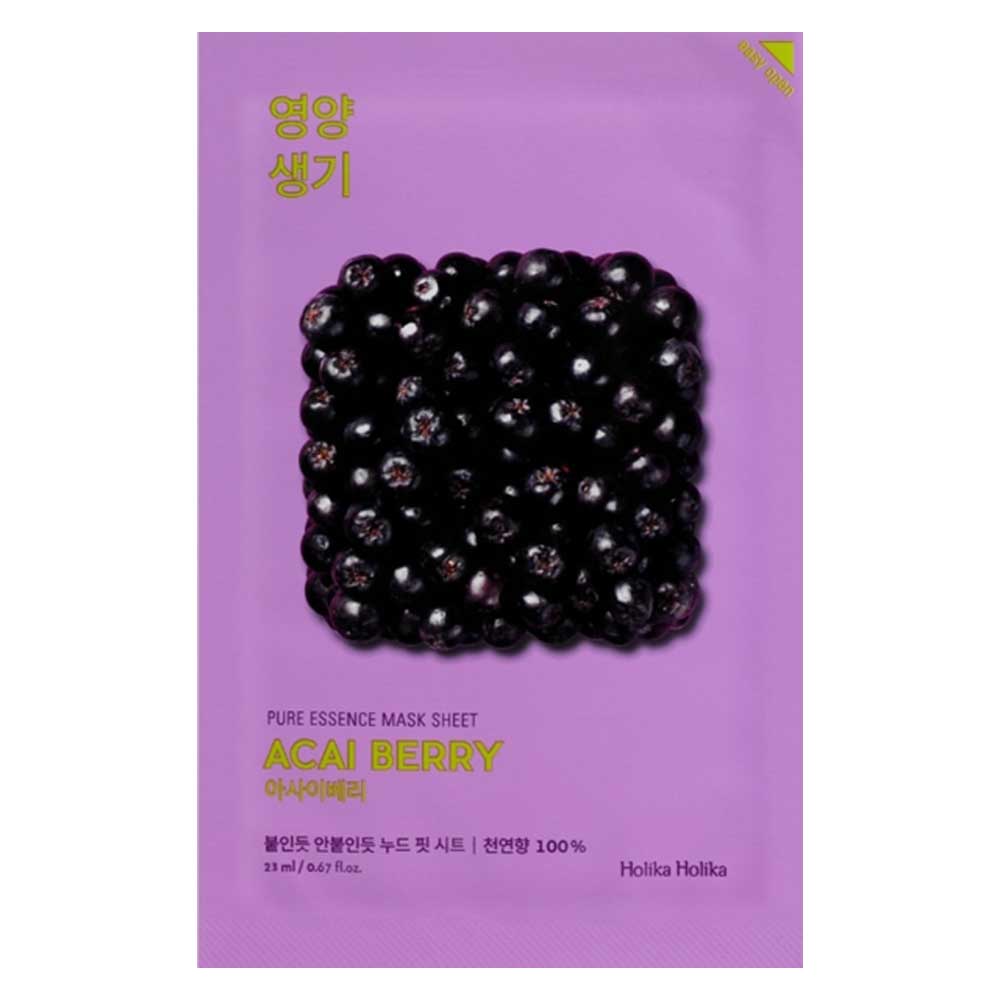 K-Beauty Holika Holika Acai Berry Pure Essence Mask Sheet 23ml EAN 8806334368142 Koreanische Kosmetik Korean Skincare