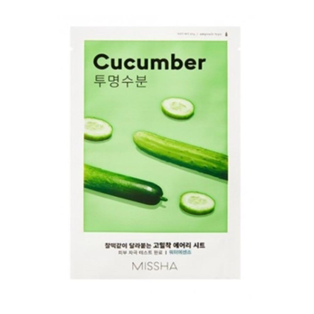 K-Beauty MISSHA Air Fit Sheet Mask Cucumber EAN 8809581454712 Koreanische Kosmetik Korean Skincare