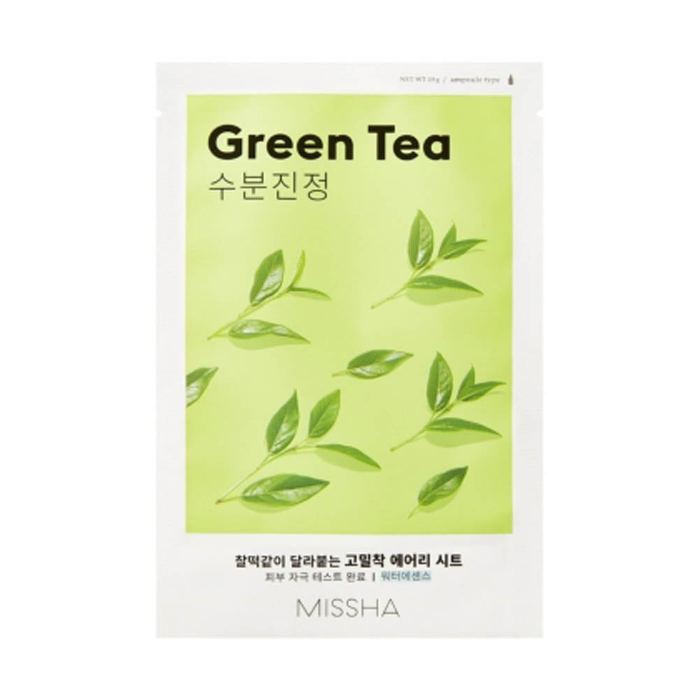 K-Beauty MISSHA Air Fit Sheet Mask Green Tea EAN 8809581454729 Koreanische Kosmetik Korean Skincare