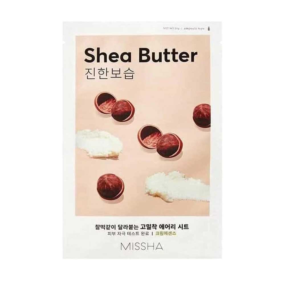 K-Beauty MISSHA Air Fit Sheet Mask Shea Butter EAN 8809581454798 Koreanische Kosmetik Korean Skincare