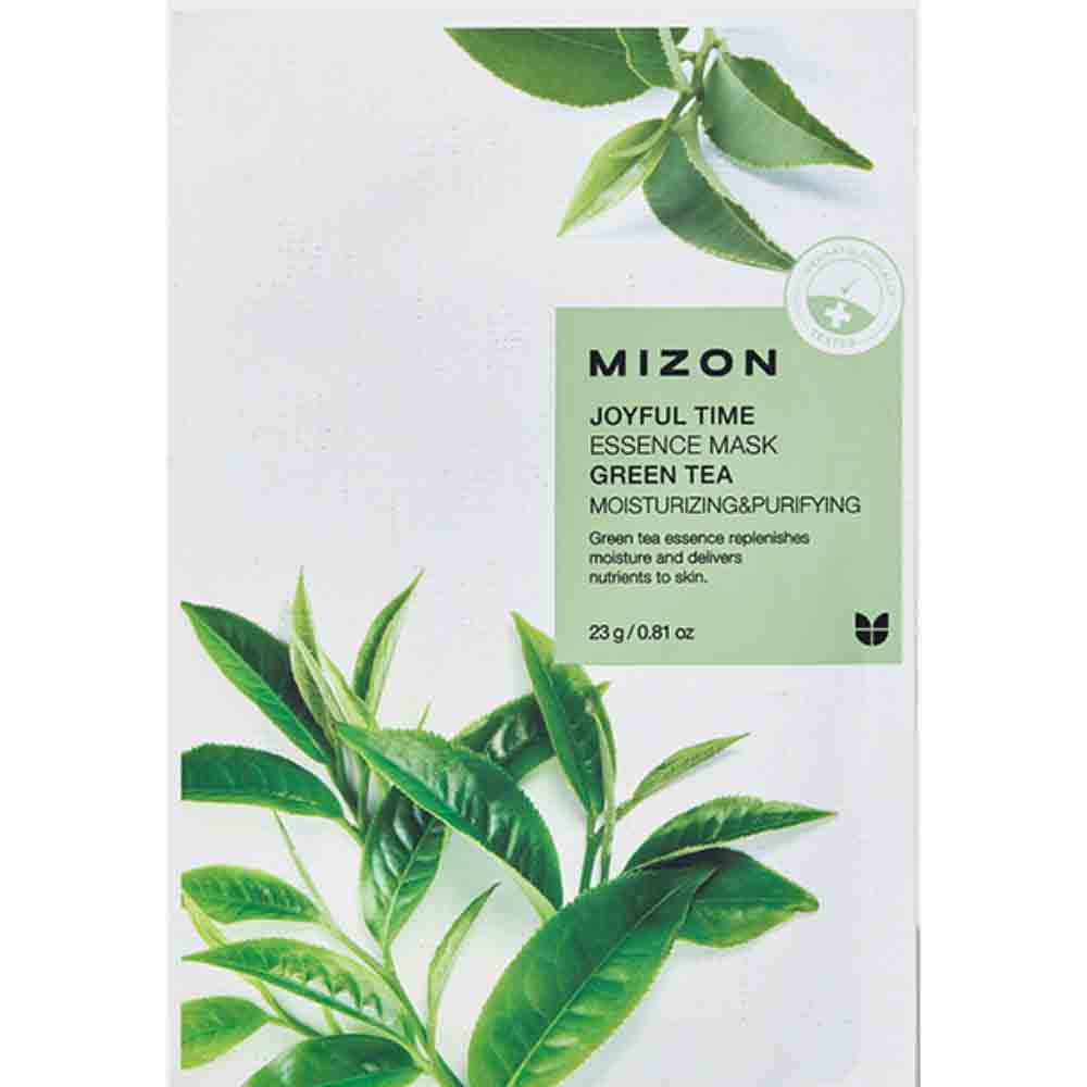 K-Beauty MIZON Joyful Time Essence Mask Green Tea EAN 8809663752262 Koreanische Kosmetik Korean Skincare