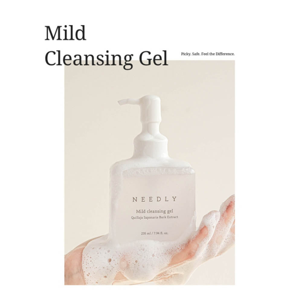 K-Beauty NEEDLY Mild Cleansing Gel 235 ml EAN 8809455420812 Koreanische Kosmetik Korean Skincare