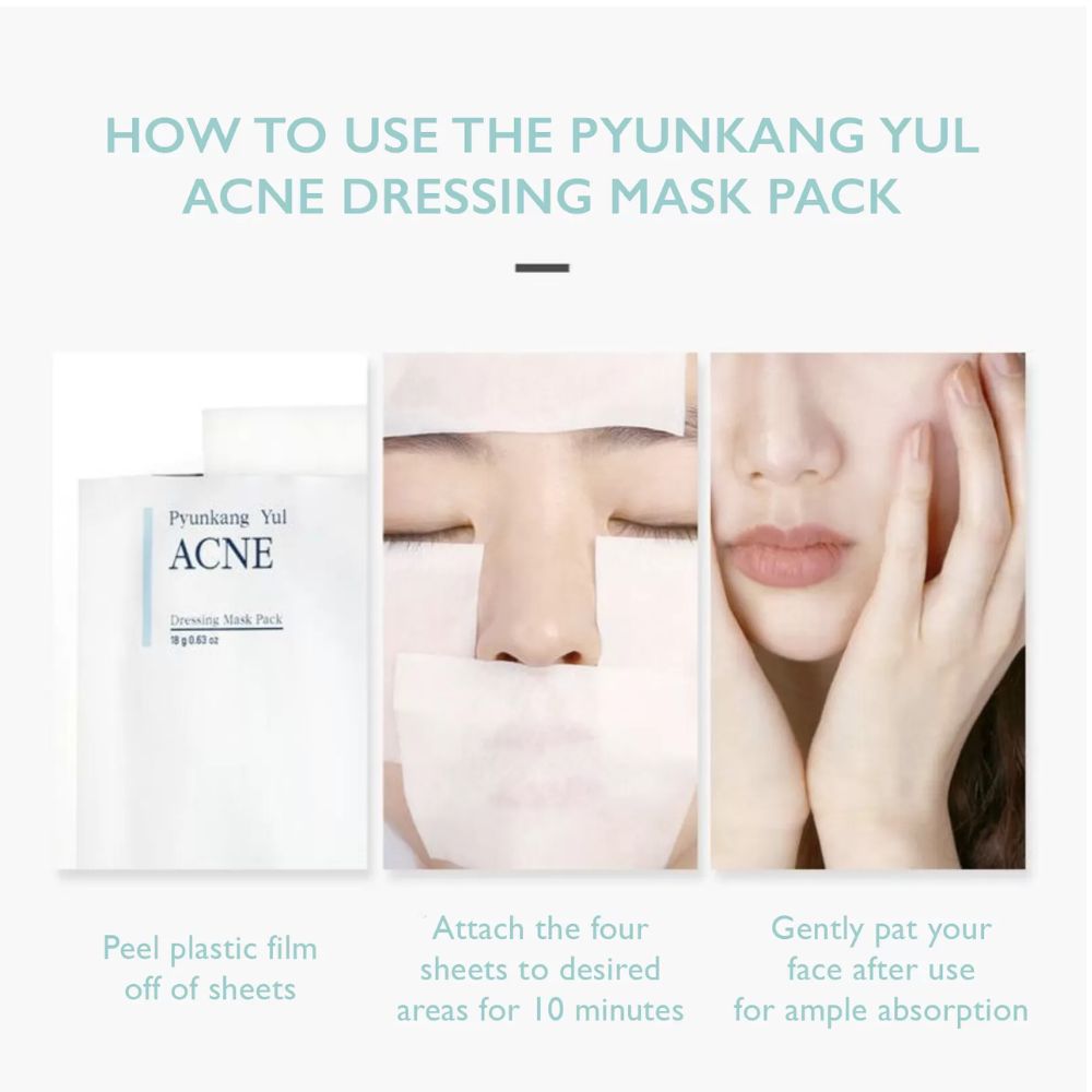 Koreanische Kosmetik Pyunkang Yul ACNE Dressing Mask Pack EAN 8809486680674 Korean Skincare K-Beauty