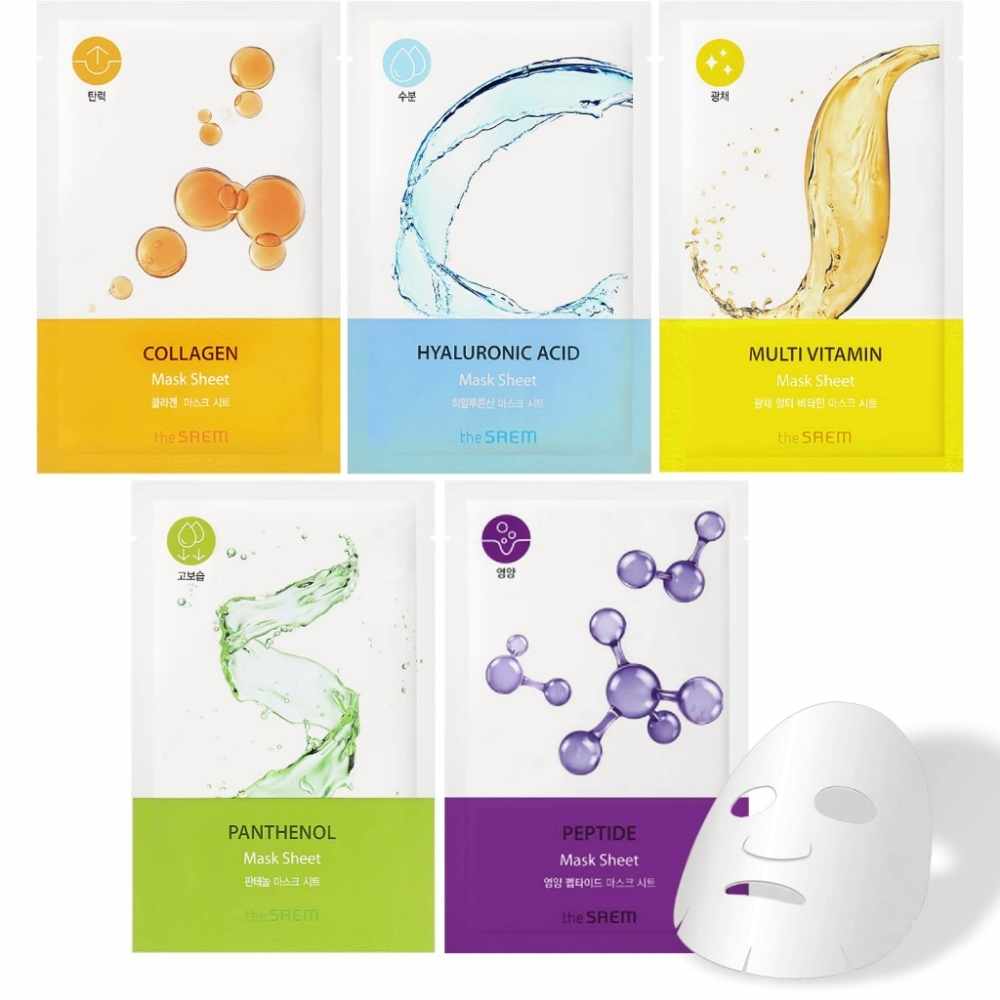 Koreanische Kosmetik   The Saem Bio Solution Hydrating Hyaluronic Acid Mask Sheet 20 g EAN 8806164181690 k beauty korean skincare