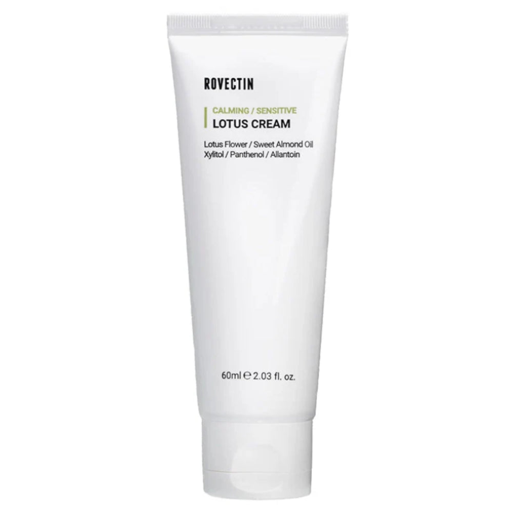 K Beauty Rovectin Calming Lotus Cream 60 ml mit EAN 8809348502854 Korean Skincare Koreanische Kosmetik