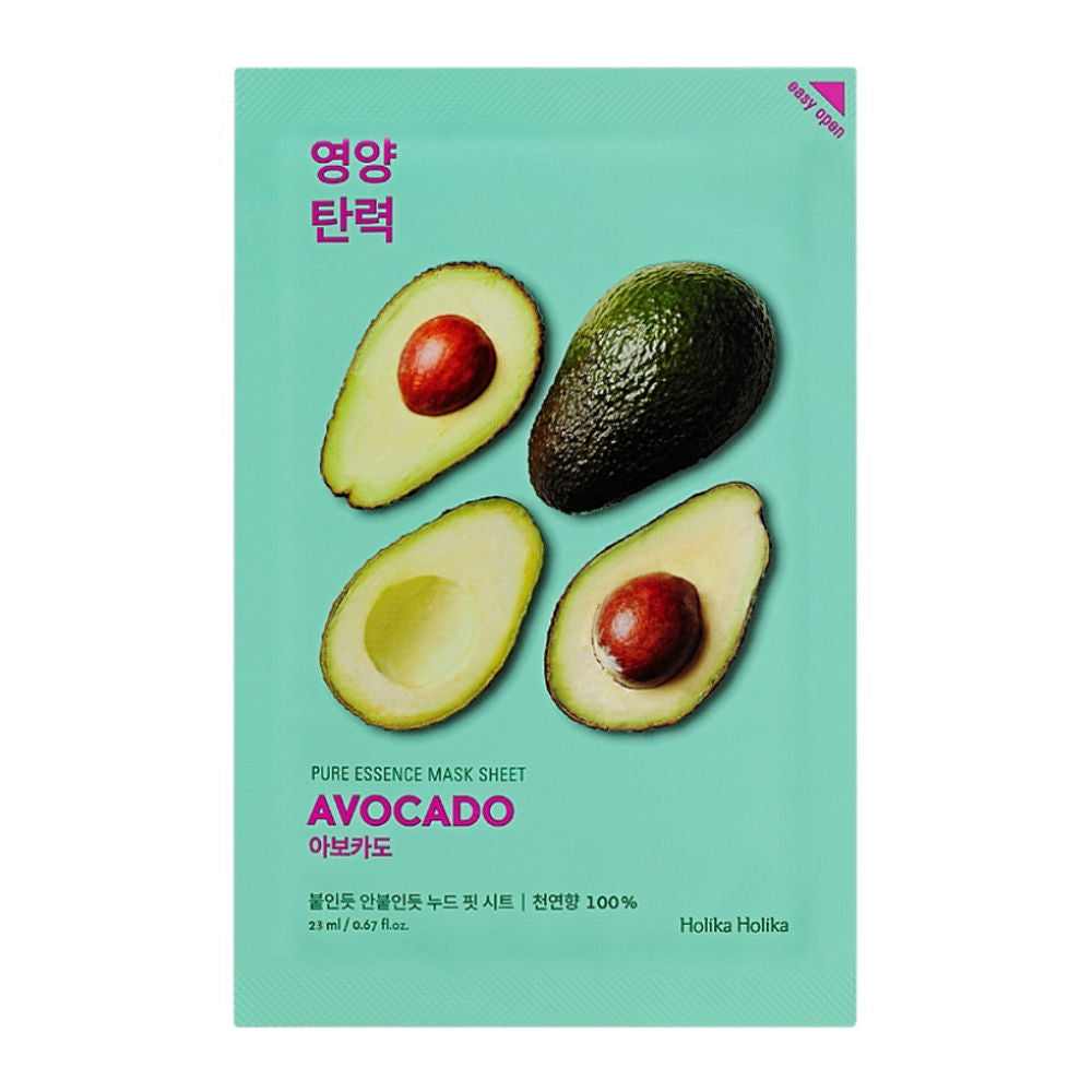 Korean Kosmetik Holika Holika Pure Essence Mask Sheet Avacado Mit EAN 8806334368128