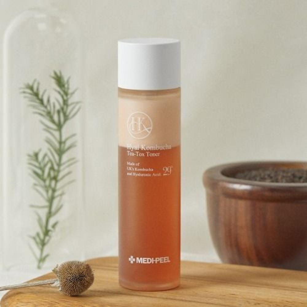 Korean Kosmetik MEDI PEEL Hyal Kombucha Tea Tox Toner 150 ml mit EAN 8809409342474 K-Beauty