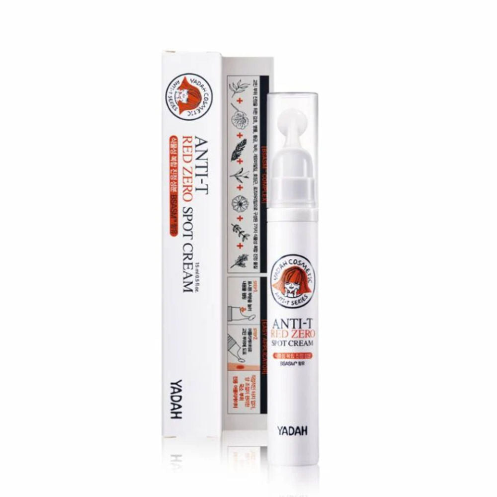 Korean Skincare Yadah Anti-T Zero Spot Cream 15 ml mit EAN 8809340382843 Koreanische Kosmetik K Beauty 