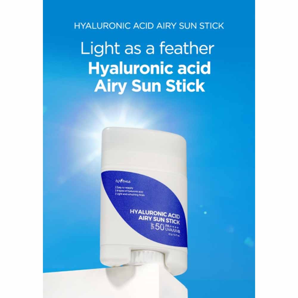 Korean Skincare Isntree Hyaluronic acid Airy Sun Stick 22gm mit EAN 8809686384228 K-Beauty Koreanische Kosmetik