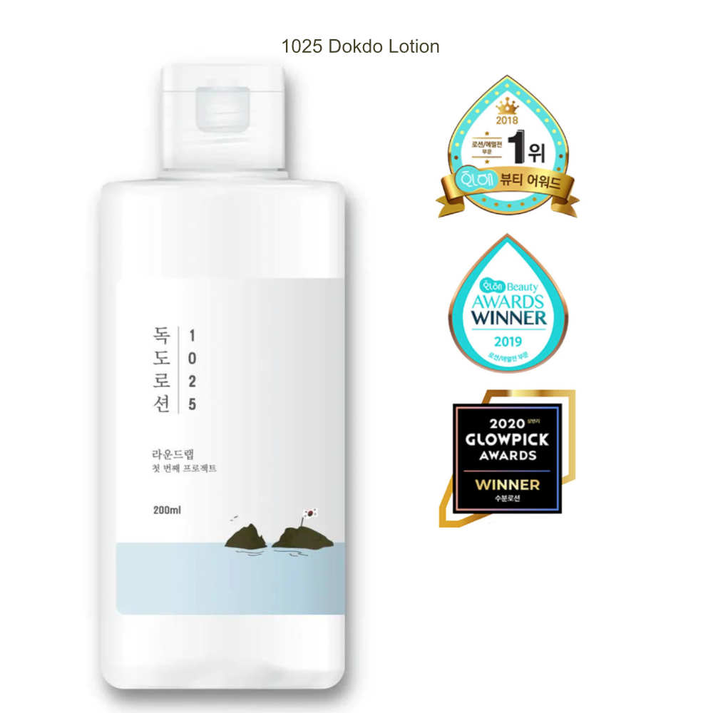 Korean Skincare ROUND LAB 1025 DOKDO LOTION 200 ml mit EAN 8809657114779 K-Beauty Koreanische Kosmetik